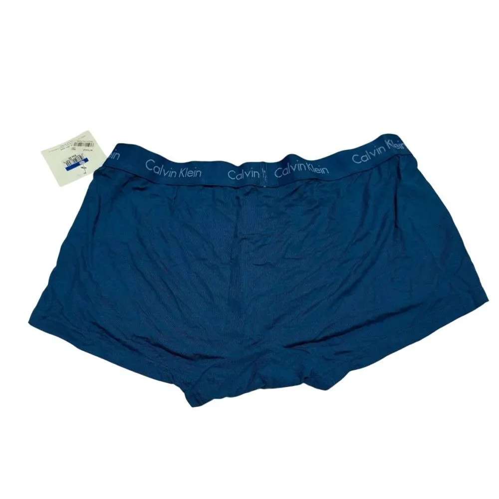 NWT Calvin Klein Body Micro Modal Blue Boxer Briefs